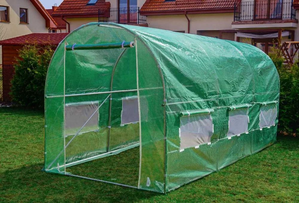 Теплиця парник тепличка садова з вікнами та плівкою Польща