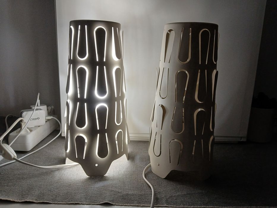 Candieeiros  branco de metal ikea