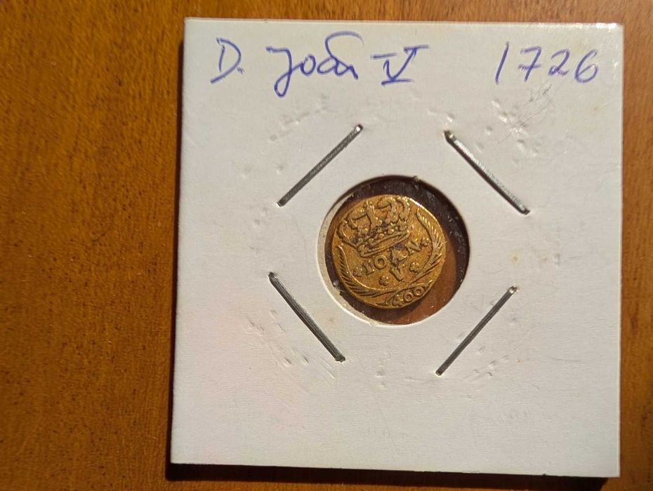 Moeda D. João V 1726 Ouro
