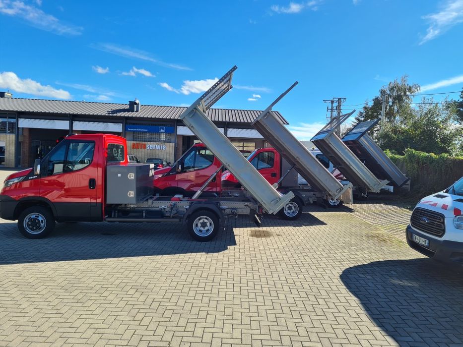 Iveco Daily 35c14 wywrotka 7 osób Dubel Kabina