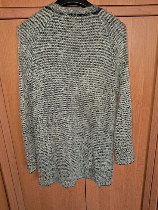 Kardigan szary, kardigan l/xl, sweter damski l