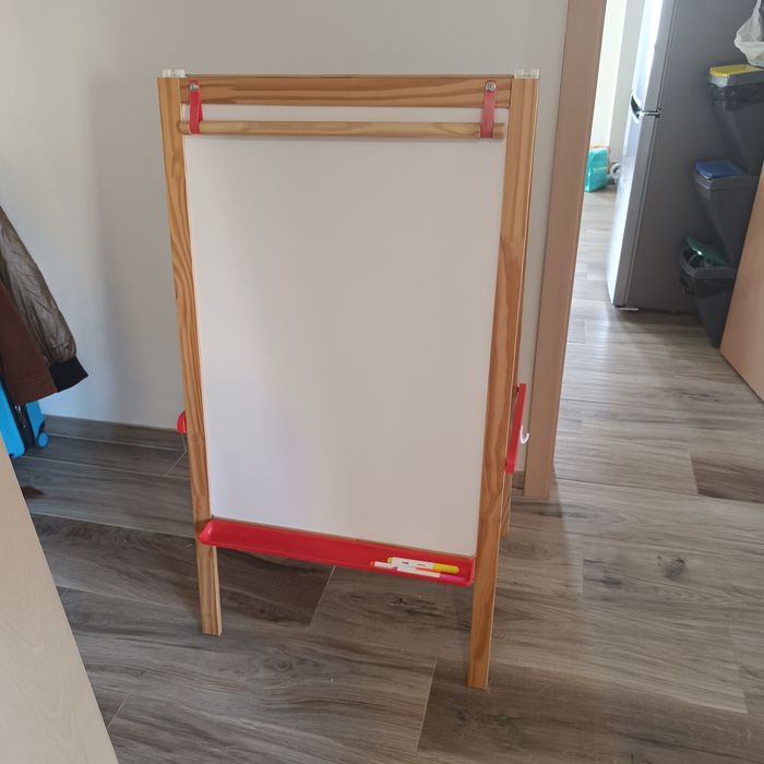 Quadro Infantil IKEA Dupla Face Madeira