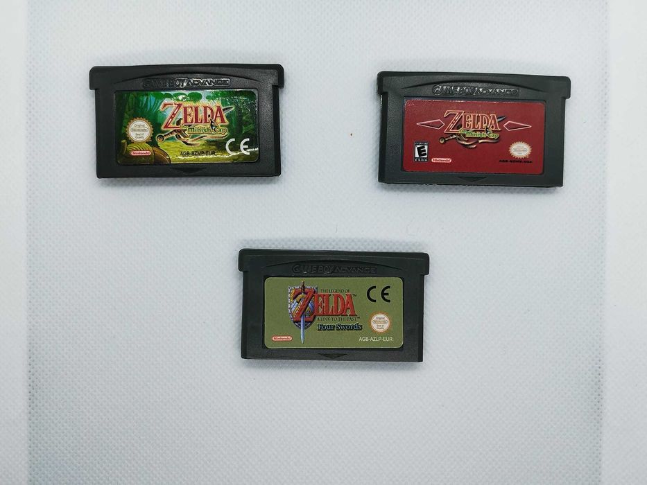 Lote 3 Jogos Zelda  – Minish Cap (2x) + A Link to the Past GBA Version