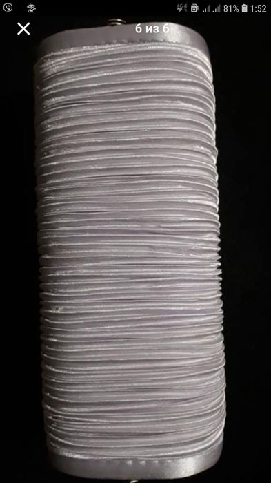 Клатч новий атласний 18см дов, ніжнобузковий,профвиробництва,застібка