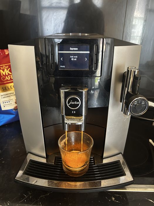 Ekspres Jura E8 Platin One Touch ,Aroma +,P.E.P