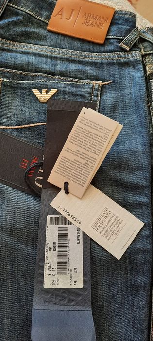 Джинси прямі Armani Jeans, розмір 28/М, оригінальні