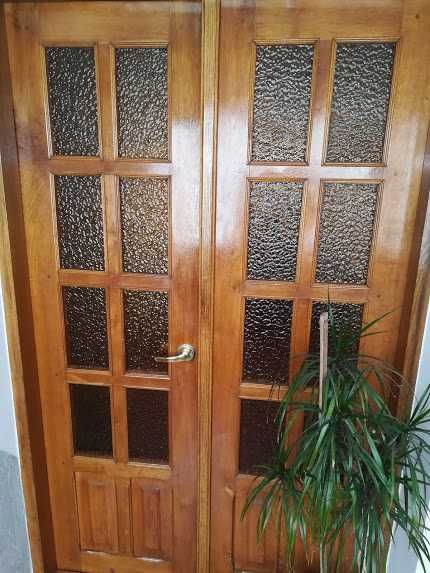 Дверне полотно соснове лаковане, дверне полотно для подвійних дверей