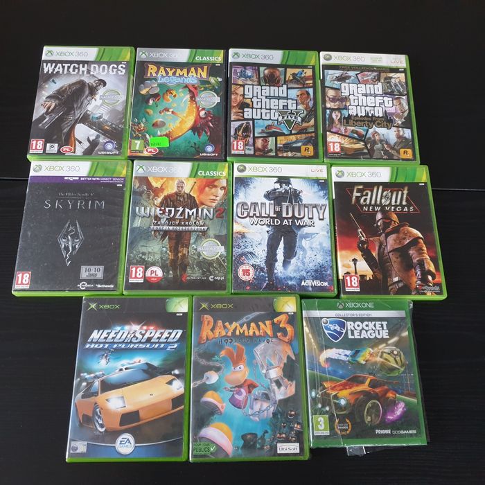 Gry xbox 360 xbox classic xbox one