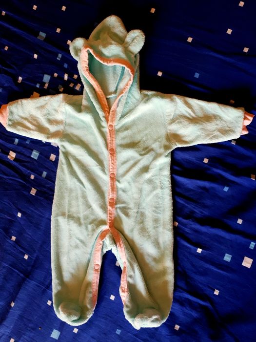 Теплі ромпери для малюків 0-6 міс