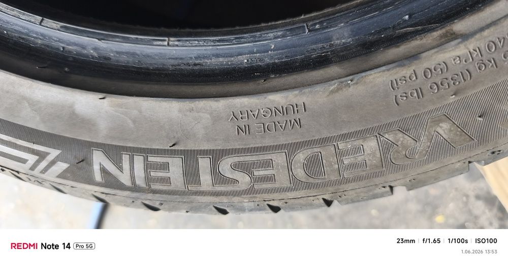 215 45r17 91W xl vredestein ultrac AO 2024r