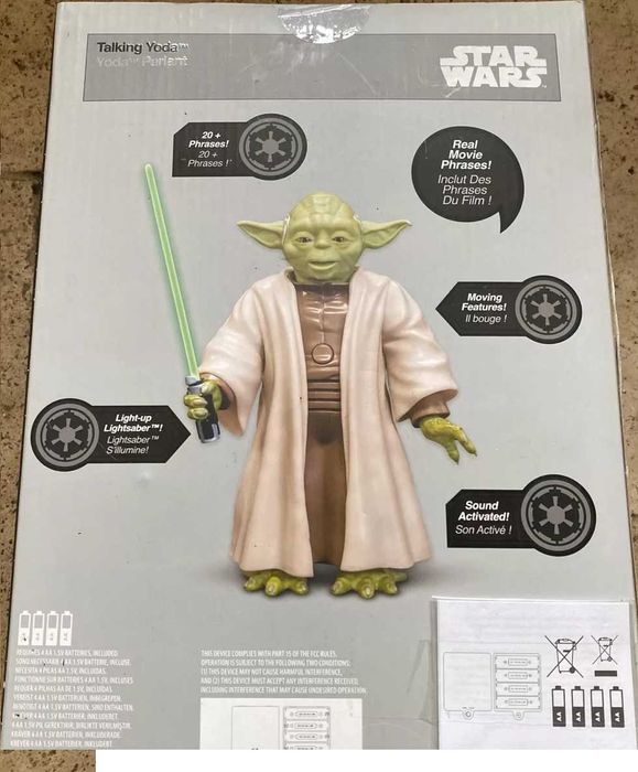 Figura eletrónica do Mestre Yoda