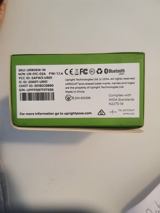 Upright go corrector de postura