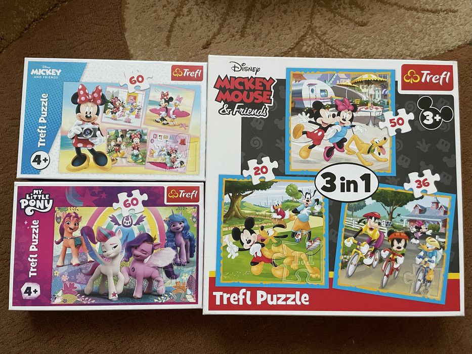 Пазли дитячі Ельза Щенячий патруль мікі маус