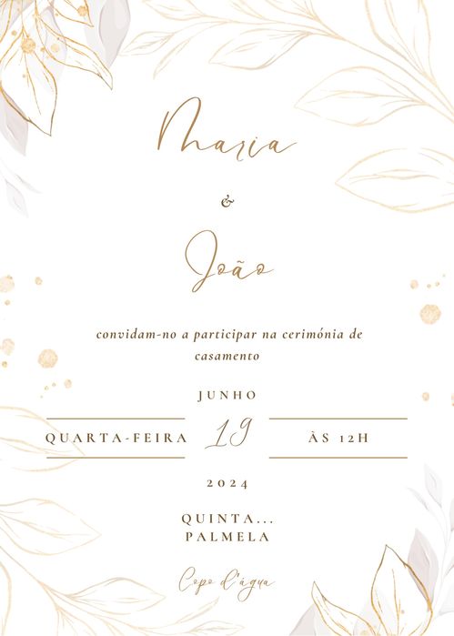 Convites, cartazes, panfletos, logos