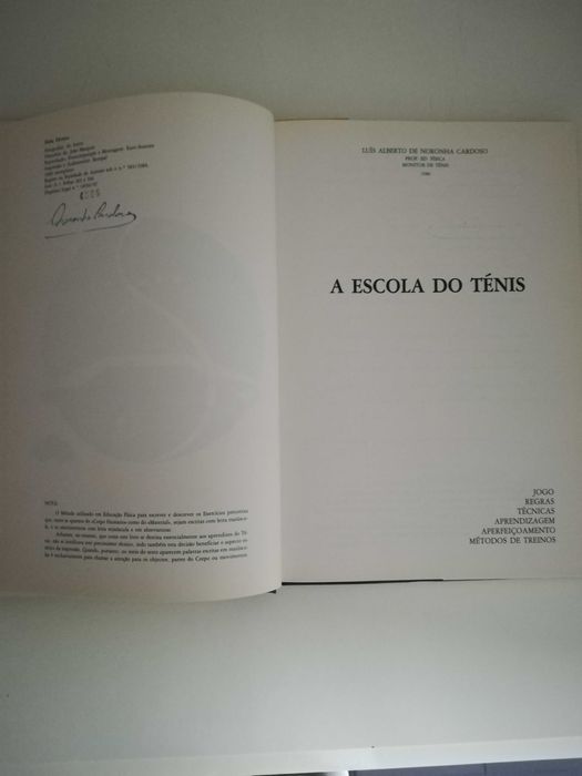 A escola do ténis - Luís Noronha Cardoso
