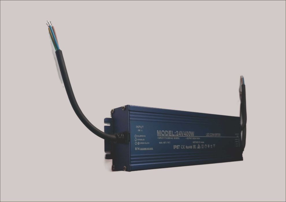 Блок живлення гермет. 400W 24V 16.6A IP67
