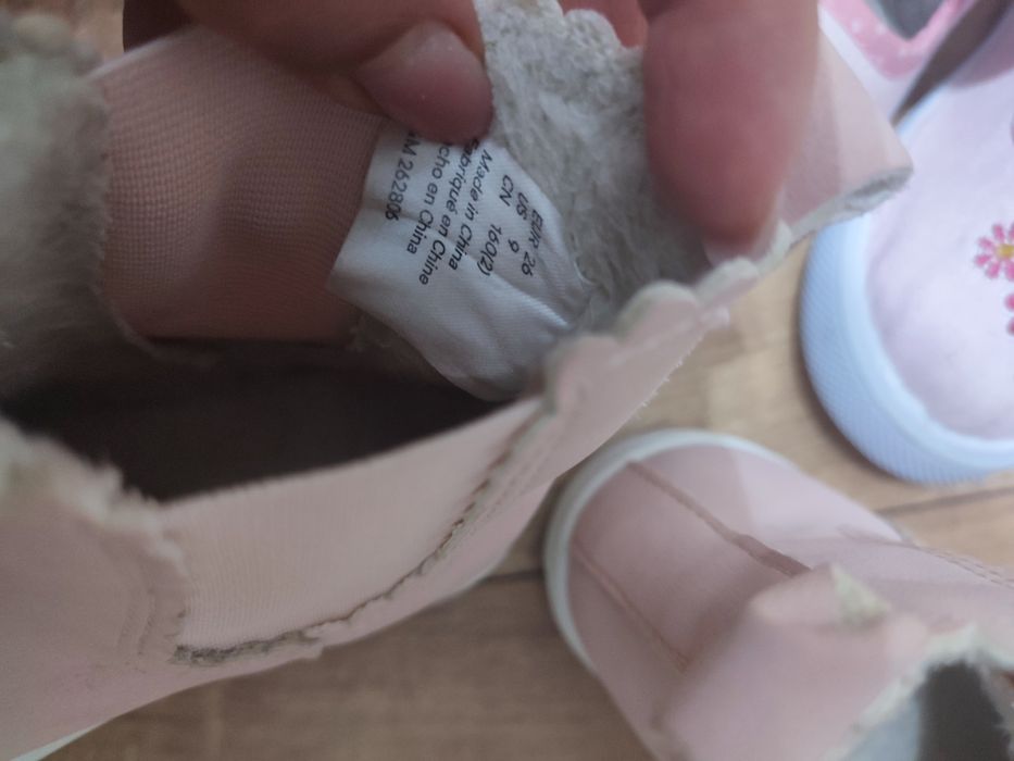 Buty jesień + trampki na rzepy 25