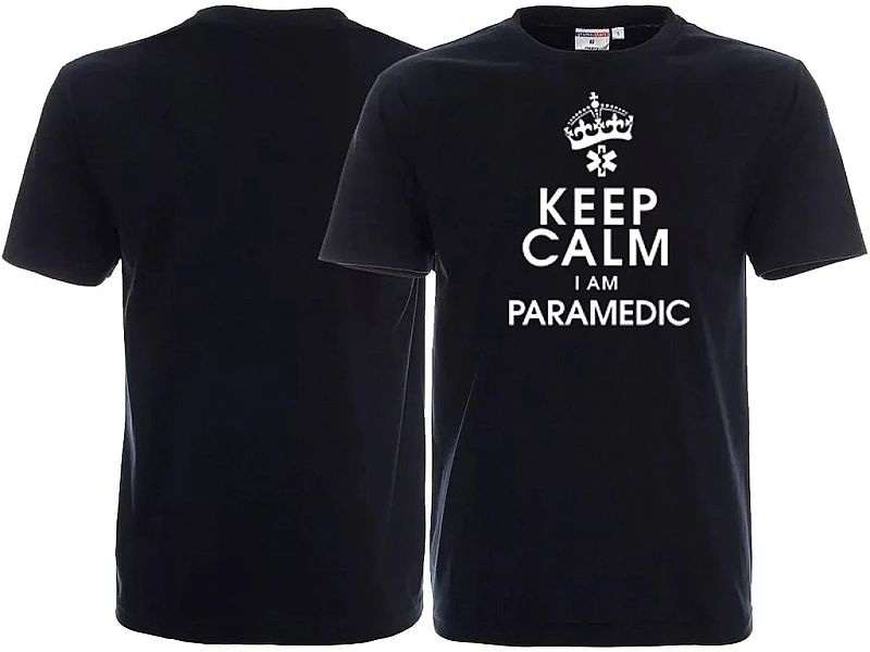 Koszulka Keep Calm I Am Paramedic Ratownik Lekarz