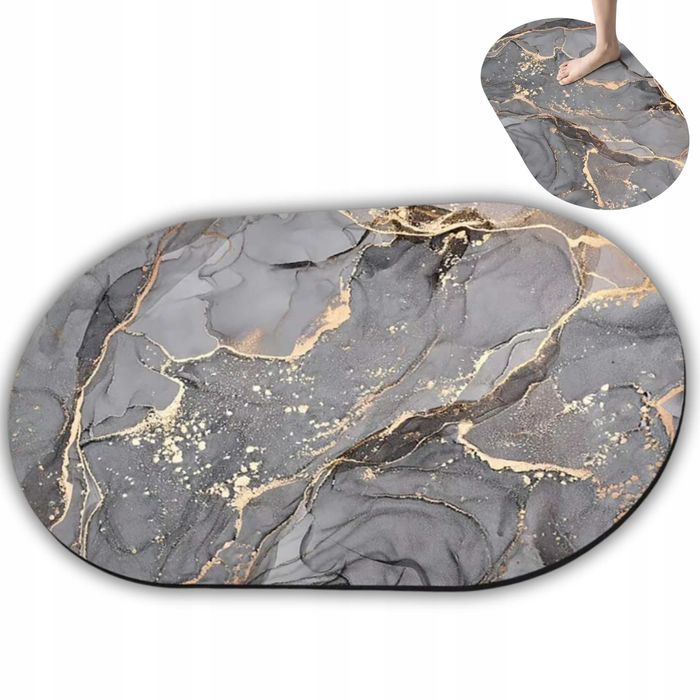 Mata łazienkowa szybkoschnąca 90x60cm  dywanik chłonny antypoślizgowy