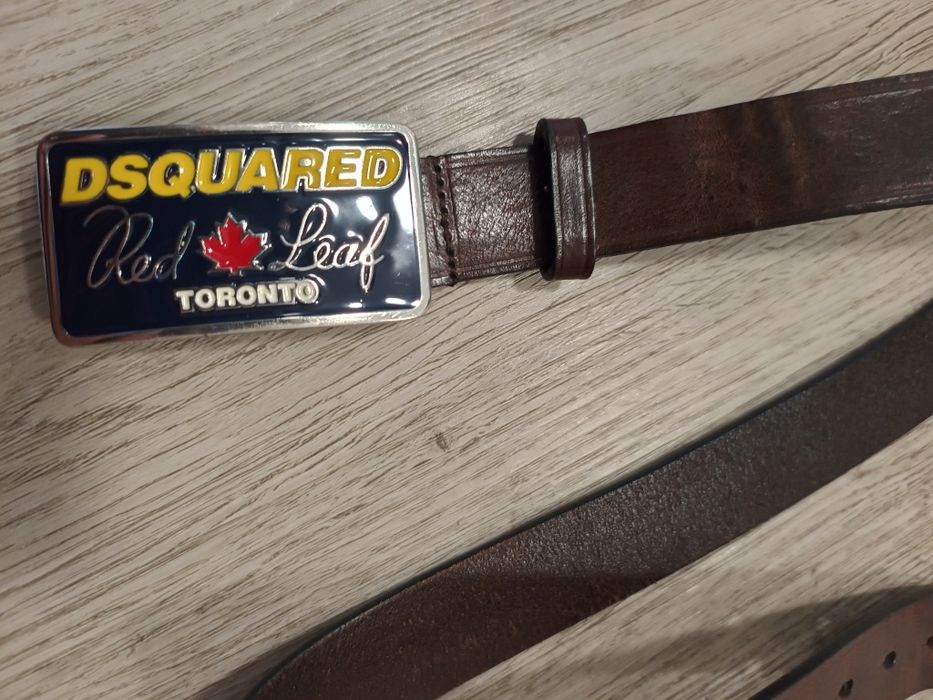 Pasek skórzany z klamrą  Dsquared2