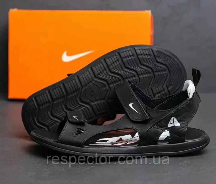 Nike шкіряні чоловічі сандалі босоніжки мужские сандалии босоножки