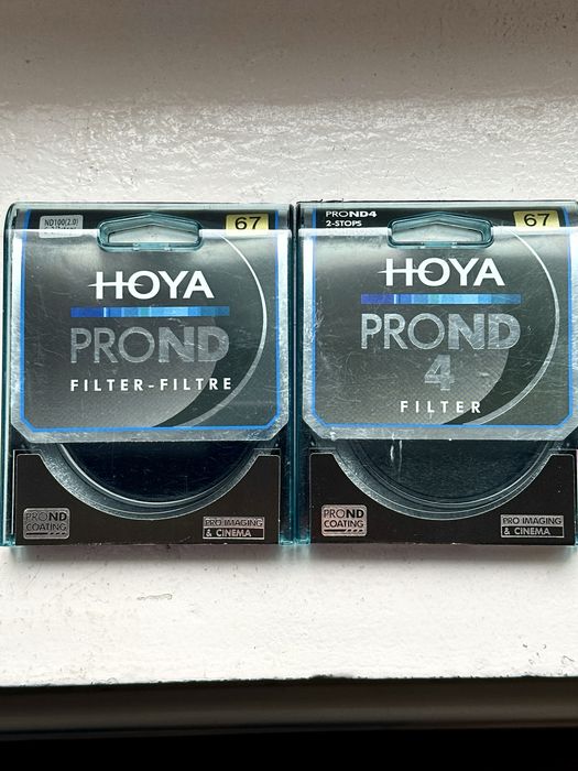 Hoya PROND  filtry nd 4 oraz nd 100  67mm