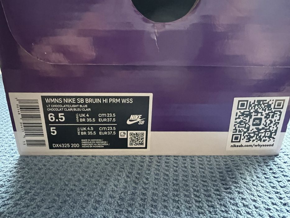 Nike SB BRUIN HI PRM x Why so sad?