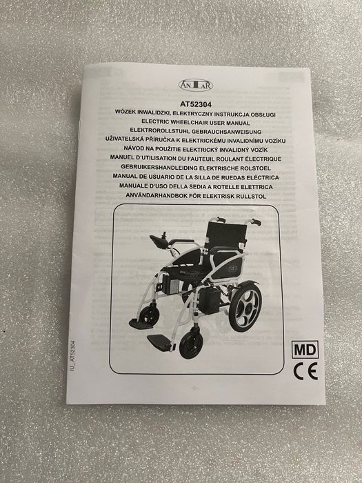 Wózek inwalidzki elektryczny ANTAR AT52304 – NOWY!