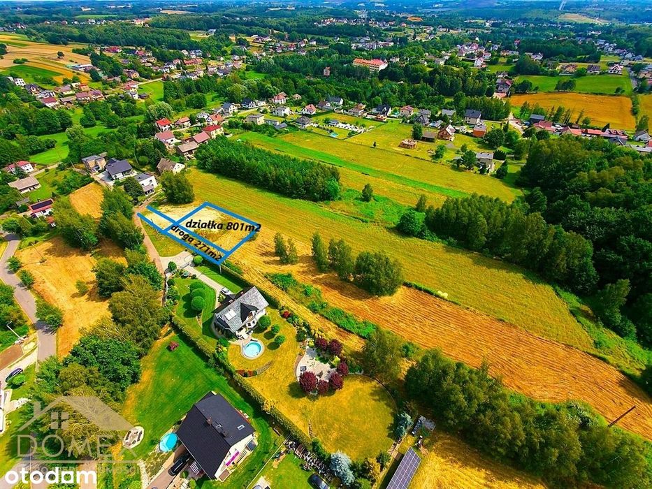 Działka budowlana 1072 m² | Mszana | 5 minut A1
