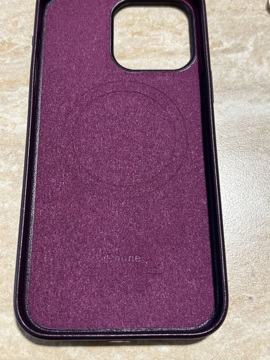 Capa iPhone 15 Pro Max Leather c/MagSafe