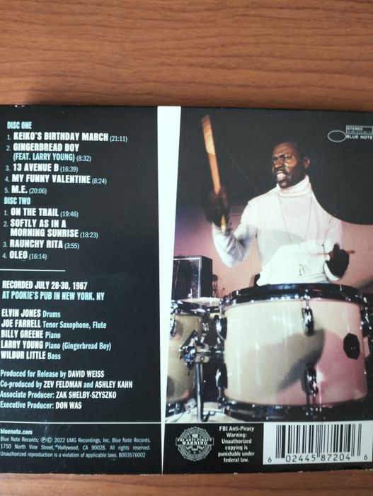 CD duplo Elvin Jones