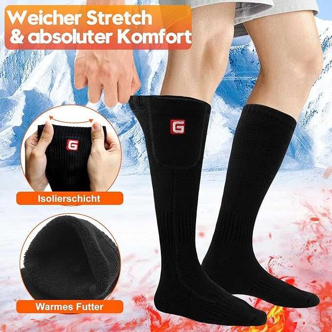Skarpety elektryczne czarne