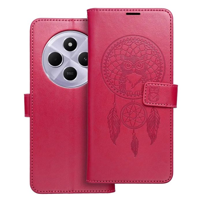 ETUI Kabura MEZZO Book do XIAOMI Redmi 14C łapacz snów magenta