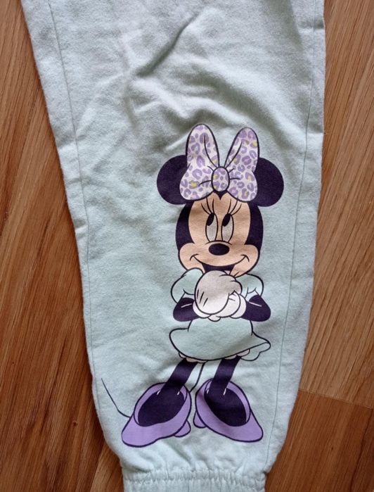 Spodnie dresowe dziewczęce rozmiar 128 Disney  Myszka Minnie