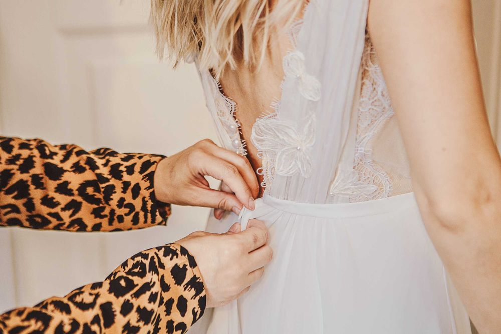 Suknia ślubna w stylu "boho"