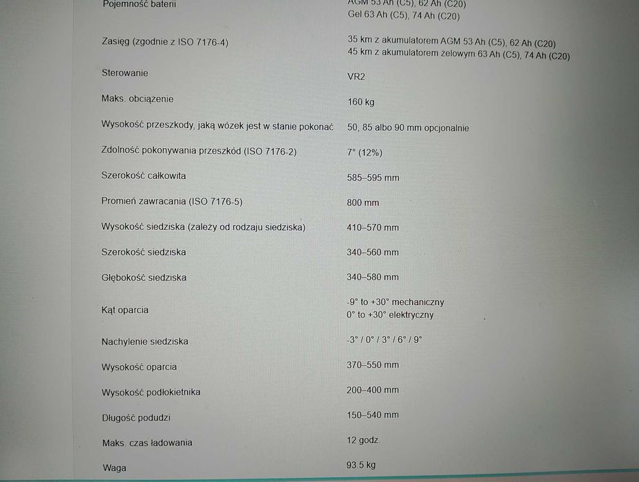 Wózek elektryczny nowy