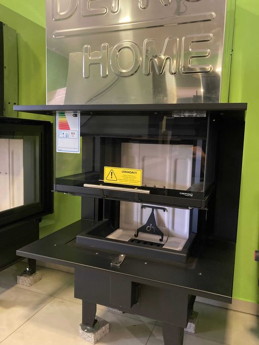 Wkład kominkowy trzyszybowy z gilotyną DEFRO INTRA XSM CG + blenda