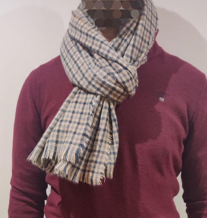 Cachecol padrão quadrados