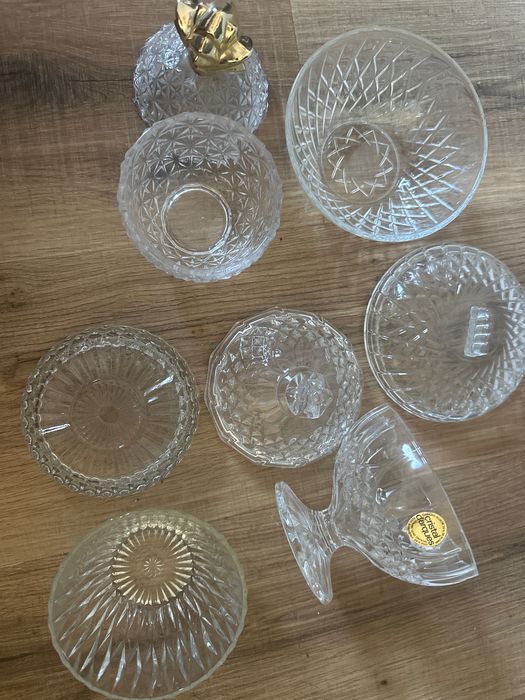 Caixas em vidro.