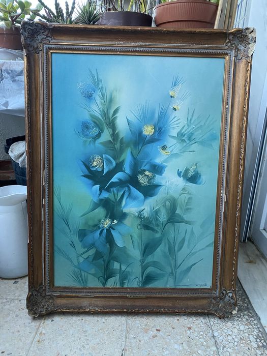 Belissimo quadro de Giovanni Sangalli, pintor italiano do sec. XX