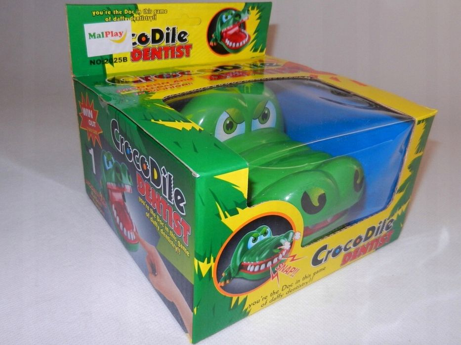 krokodyl - wilk u dentysty gra interaktywna naciśnij ząb