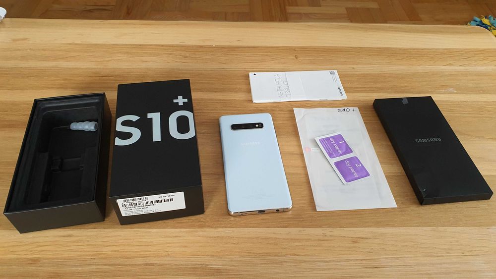 Samsung Galaxy S10+ 8GB / 128GB - Prism White (najładniejsza wersja)