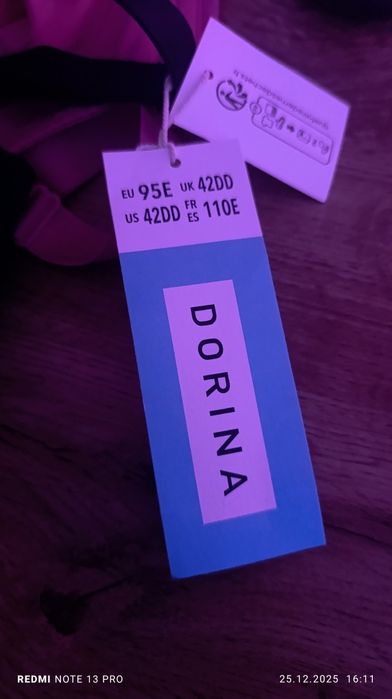 Nowy zestaw.Biustonosz damski Dorina 2-pack SUNNIVA 95E