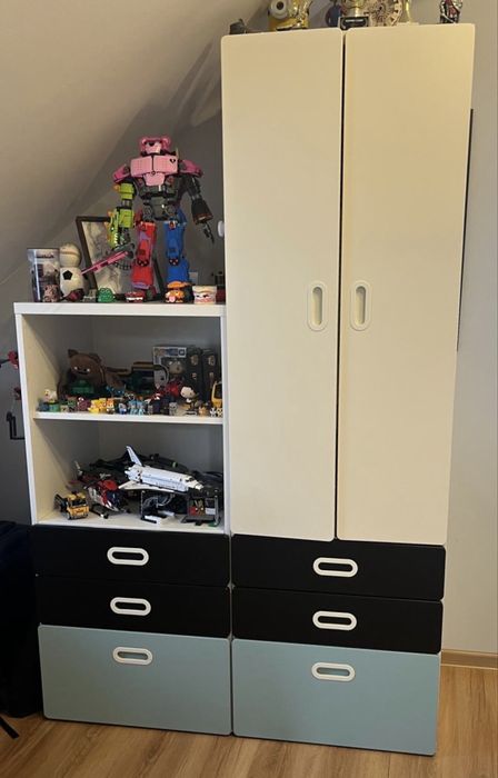Meble IKEA - szafa, regał, ława, ława z pojemnikiem