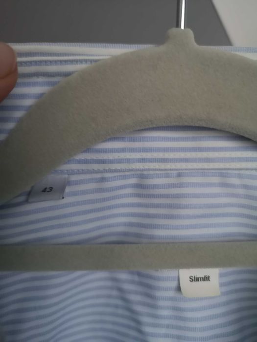 Daniels Slimfit koszula z krótkim rękawem w paski r. 43