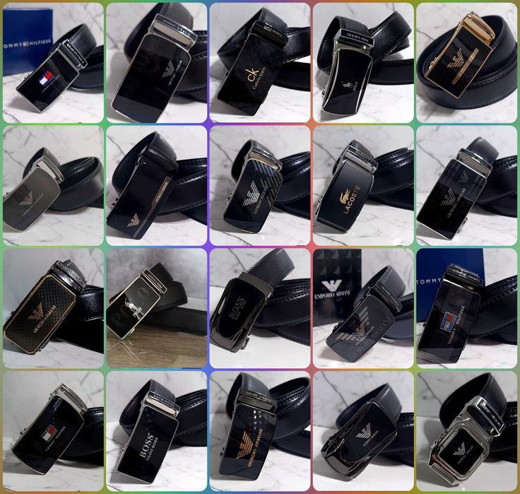 Paski Meskie lacoste armani Nowe tommy hugo boss Klamra