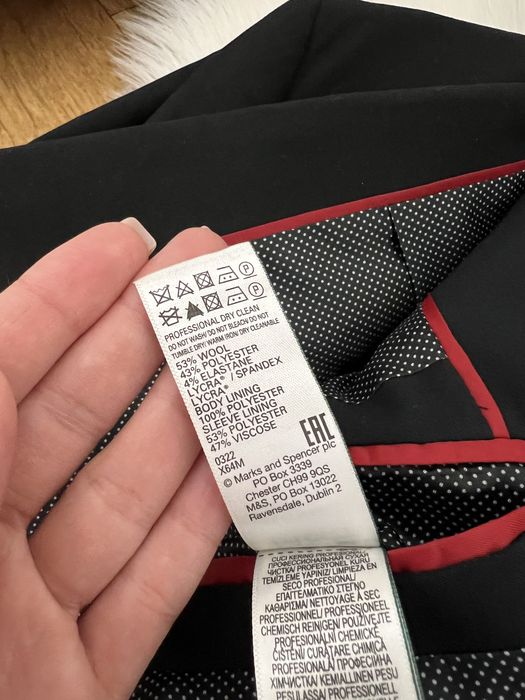 Вовна шерсть вовняний чорний оверсайз піджак жакет блайзер чорний