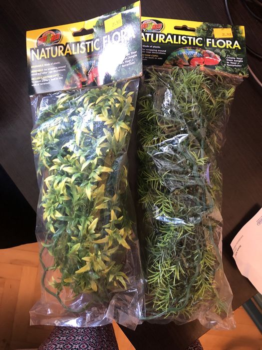 Sztuczne rośliny terrarium akwarium