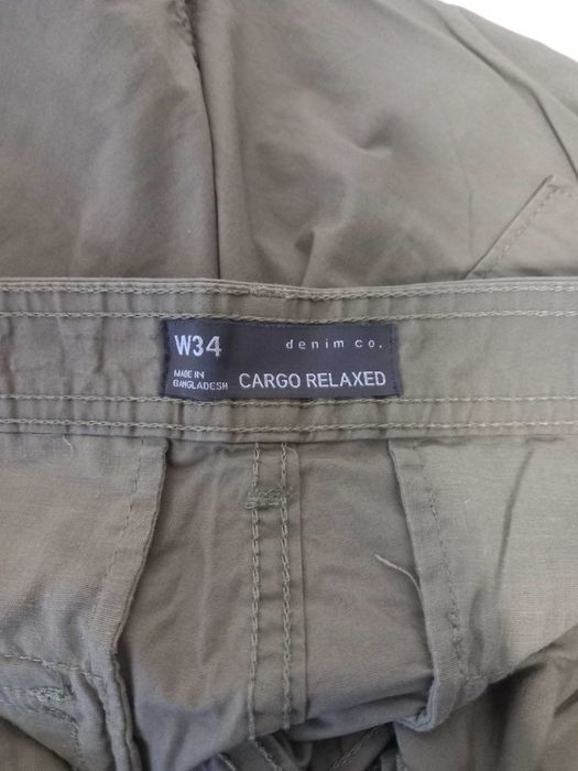 Calças cargo homem verde tropa