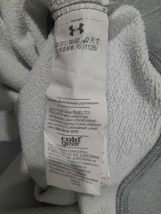 Оригинал Спортивная кофта лонгслив Under Armour  на микрофлисе p. L